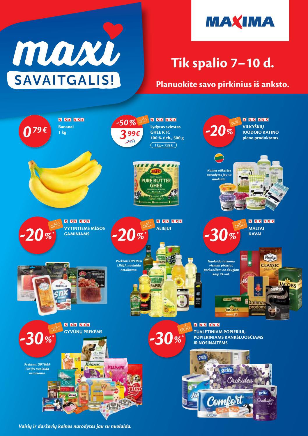 Maxima kaininis leidinys akcijos nuo 
  2021-10-05 iki 
  2021-10-11 | Leidinukas.lt puslapis 36