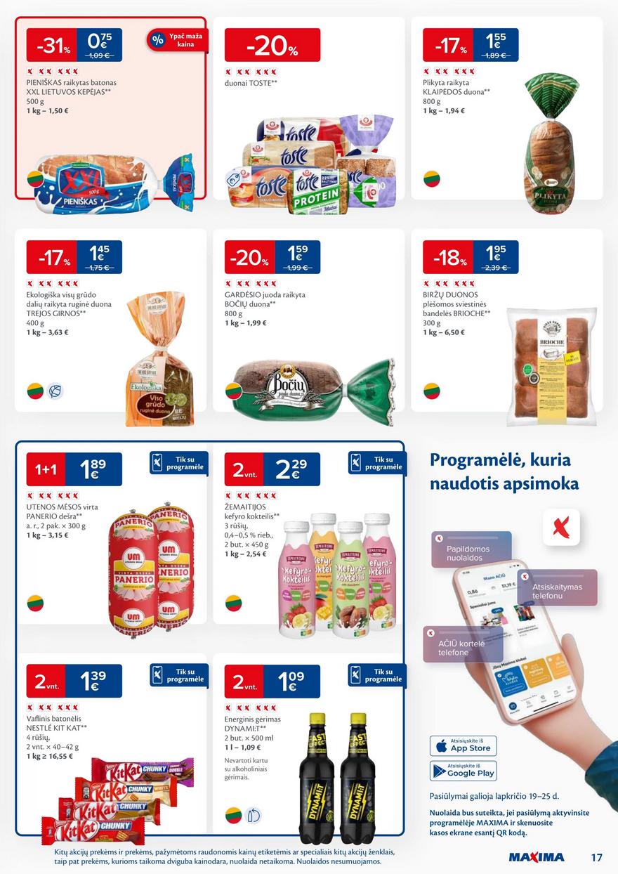 Maxima savaitinis leidinys 47 akcijos nuo
2024-11-19 iki
2024-11-25 | Leidinukas.lt puslapis 17