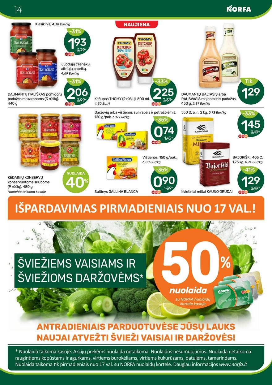 Norfos leidinys akcijos nuo 
  2025-05-01 iki 
  2025-05-14 | Leidinukas.lt puslapis 14