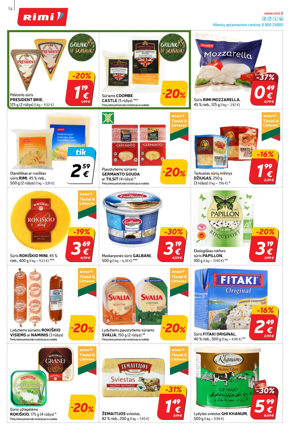 Rimi savaitinis leidinys akcijos nuo
2021-06-01 iki
2021-06-07 | Leidinukas.lt puslapis 14