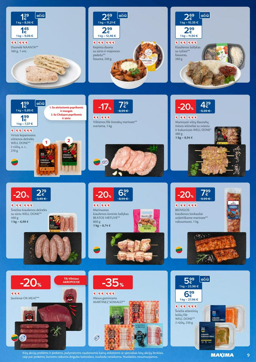Maxima leidinys 20 akcijos nuo 
  2025-05-13 iki 
  2025-05-19 | Leidinukas.lt puslapis 9