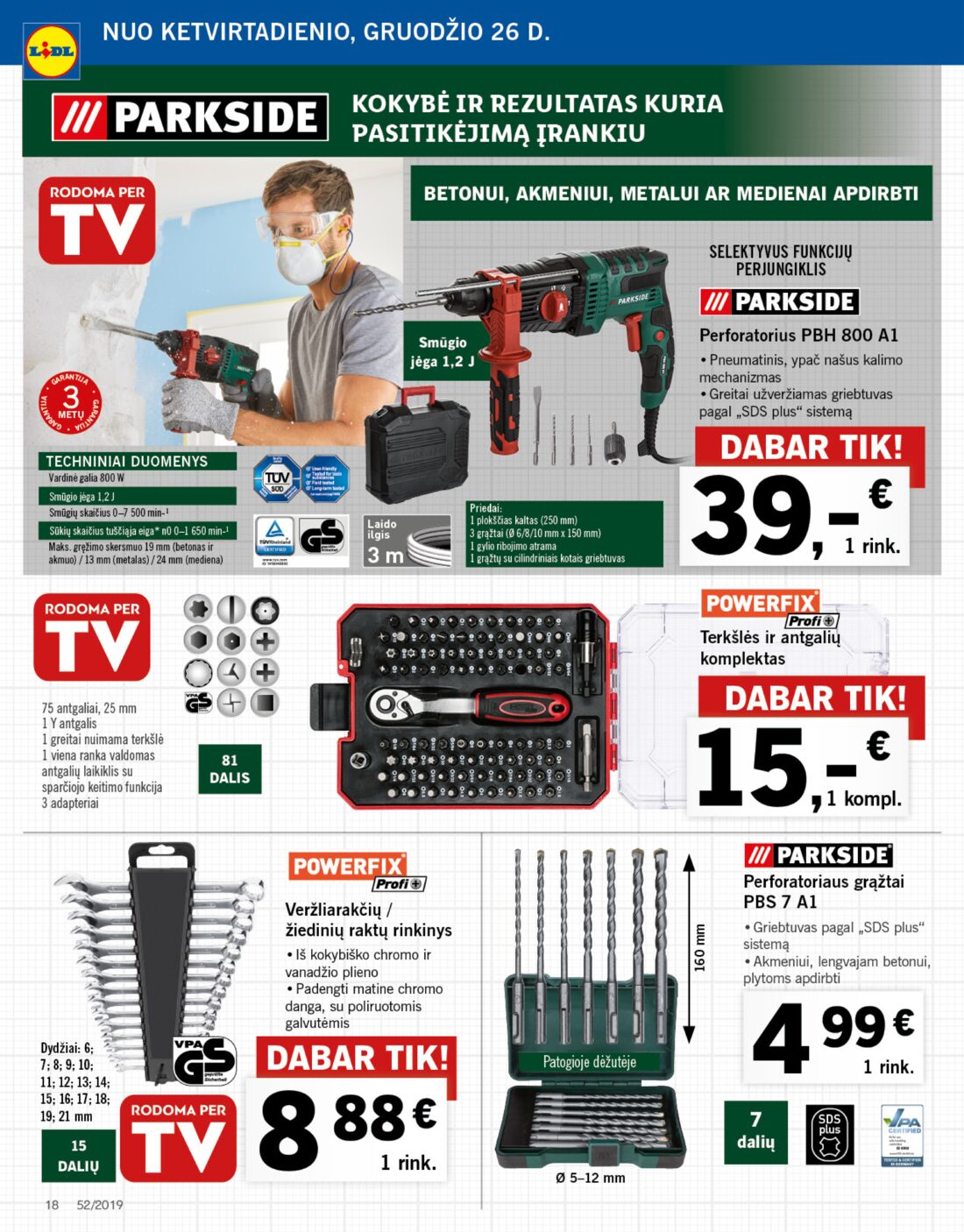 Lidl savaitinis leidinys akcijos nuo 
  2019-12-26 iki 
  2019-12-31 | Leidinukas.lt puslapis 18