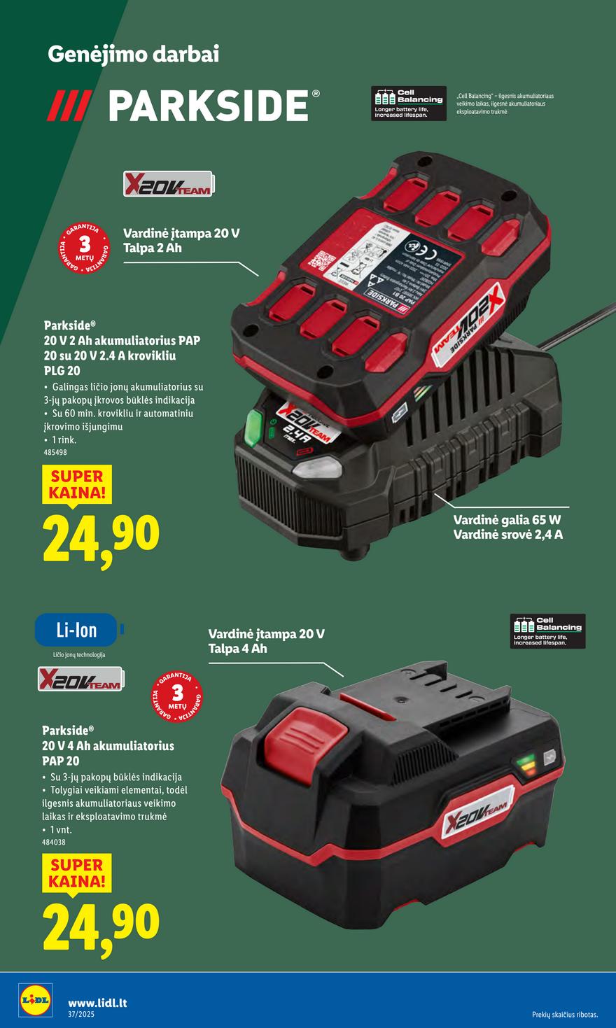 Lidl leidinys akcijos nuo 
  2025-09-08 iki 
  2025-09-14 | Leidinukas.lt puslapis 24