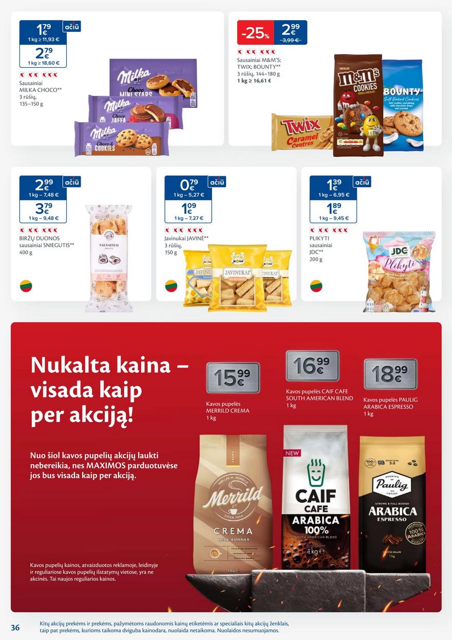 Maxima savaitinis leidinys akcijos nuo 
  2025-07-22 iki 
  2025-07-28 | Leidinukas.lt puslapis 36