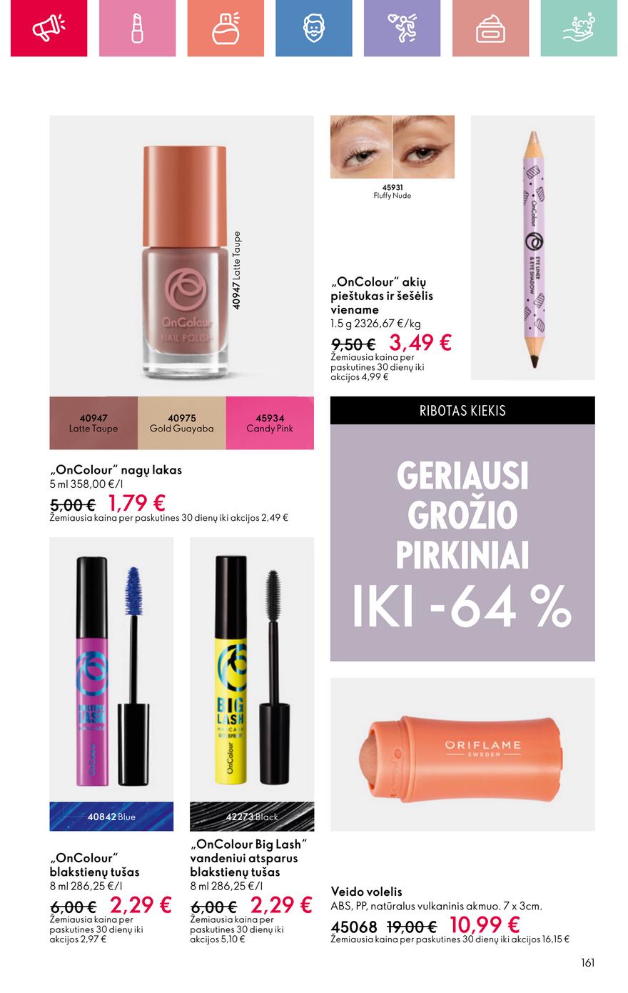 Oriflame katalogas akcijos nuo 
  2025-02-16 iki 
  2025-03-08 | Leidinukas.lt puslapis 161