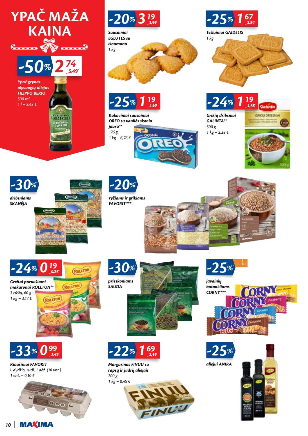 Maxima kaininis leidinys akcijos nuo 
  2019-12-03 iki 
  2019-12-09 | Leidinukas.lt puslapis 10