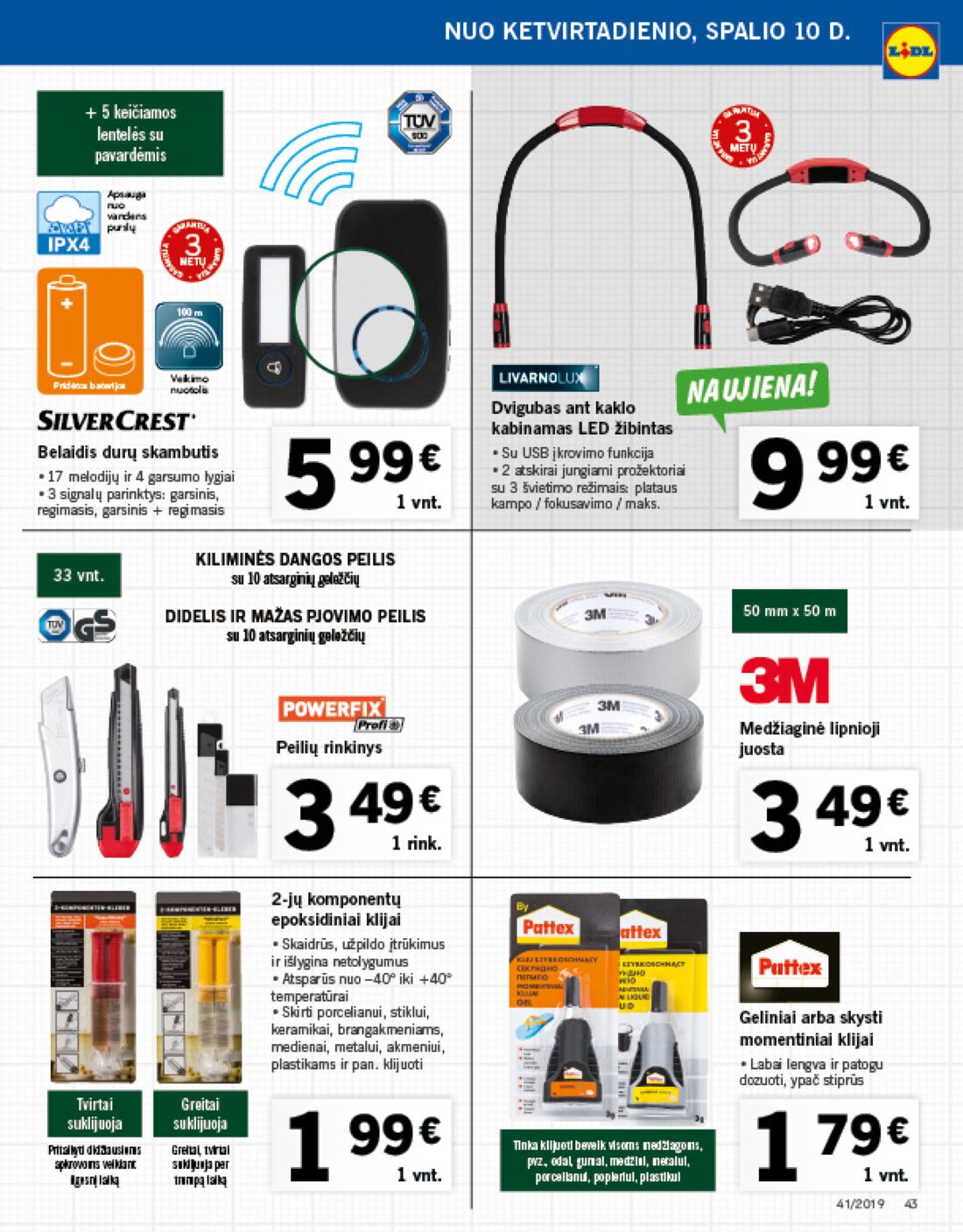 Lidl savaitinis leidinys akcijos nuo 
  2019-10-07 iki 
  2019-10-13 | Leidinukas.lt puslapis 43