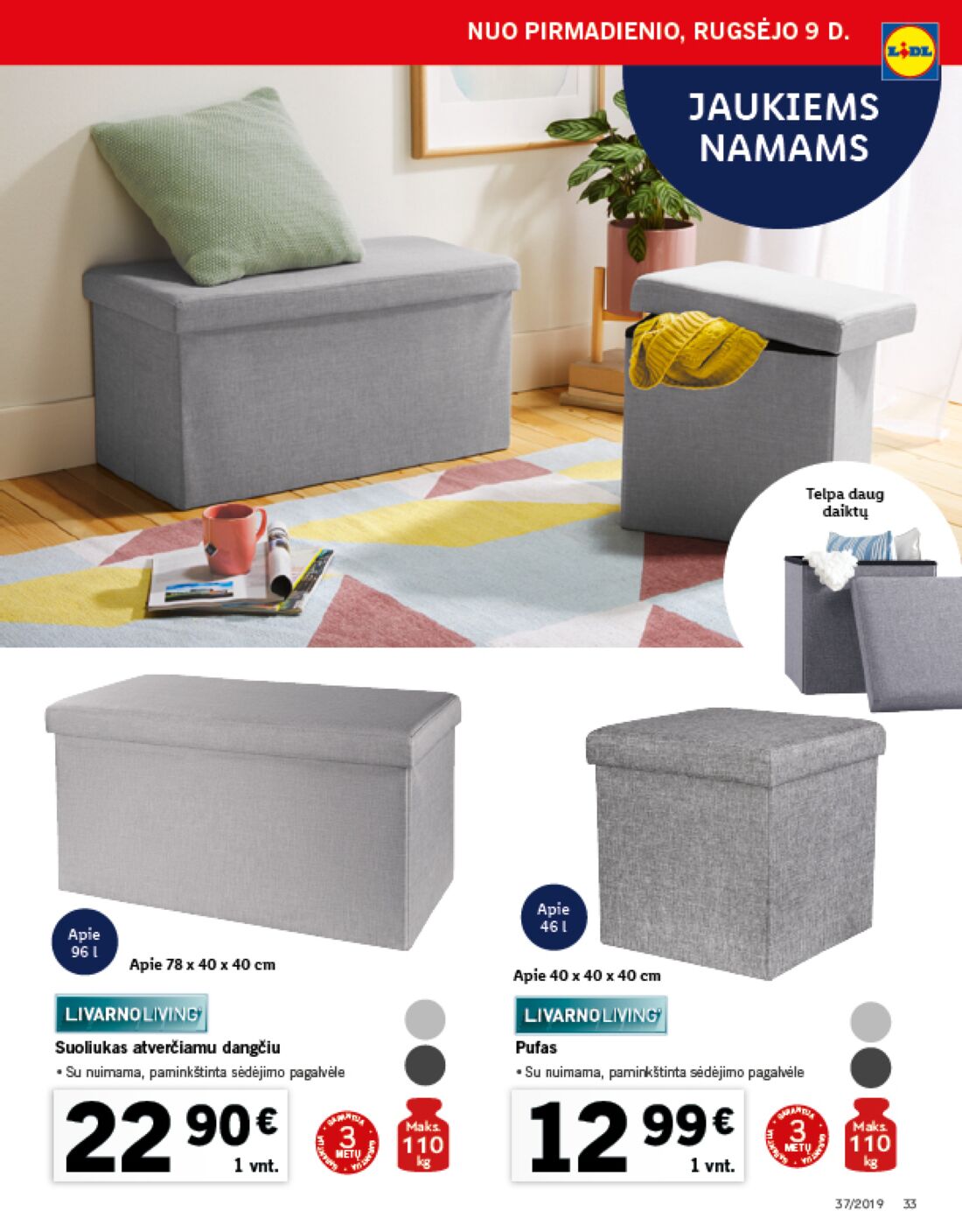 Lidl savaitinis leidinys akcijos nuo 
  2019-09-09 iki 
  2019-09-15 | Leidinukas.lt puslapis 33