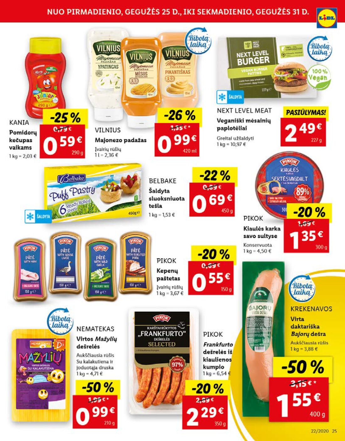 Lidl savaitinis leidinys akcijos nuo 
  2020-05-25 iki 
  2020-05-31 | Leidinukas.lt puslapis 25