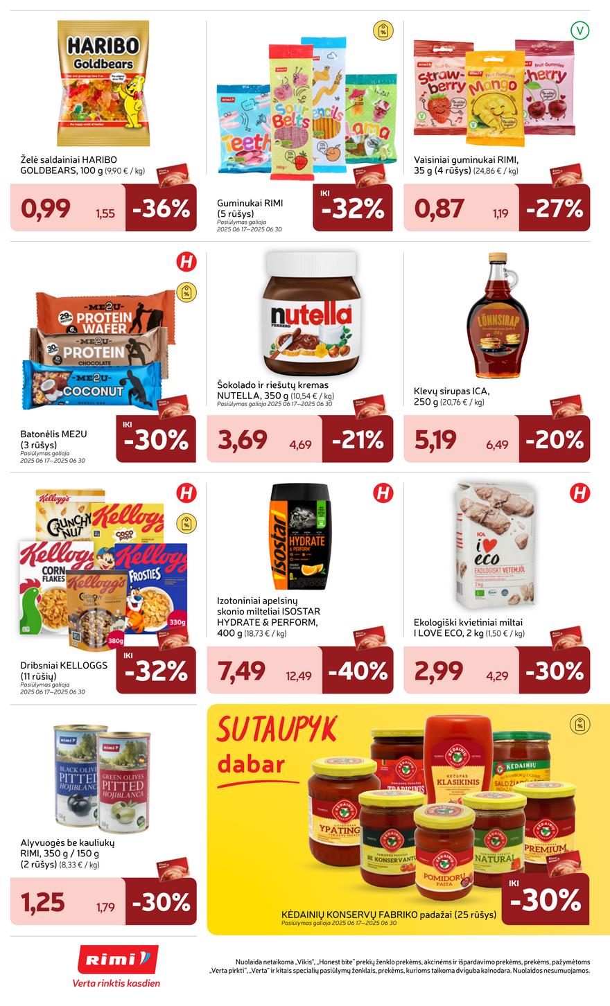 Rimi savaitinis leidinys 26 akcijos nuo 
  2025-06-24 iki 
  2025-06-30 | Leidinukas.lt puslapis 22