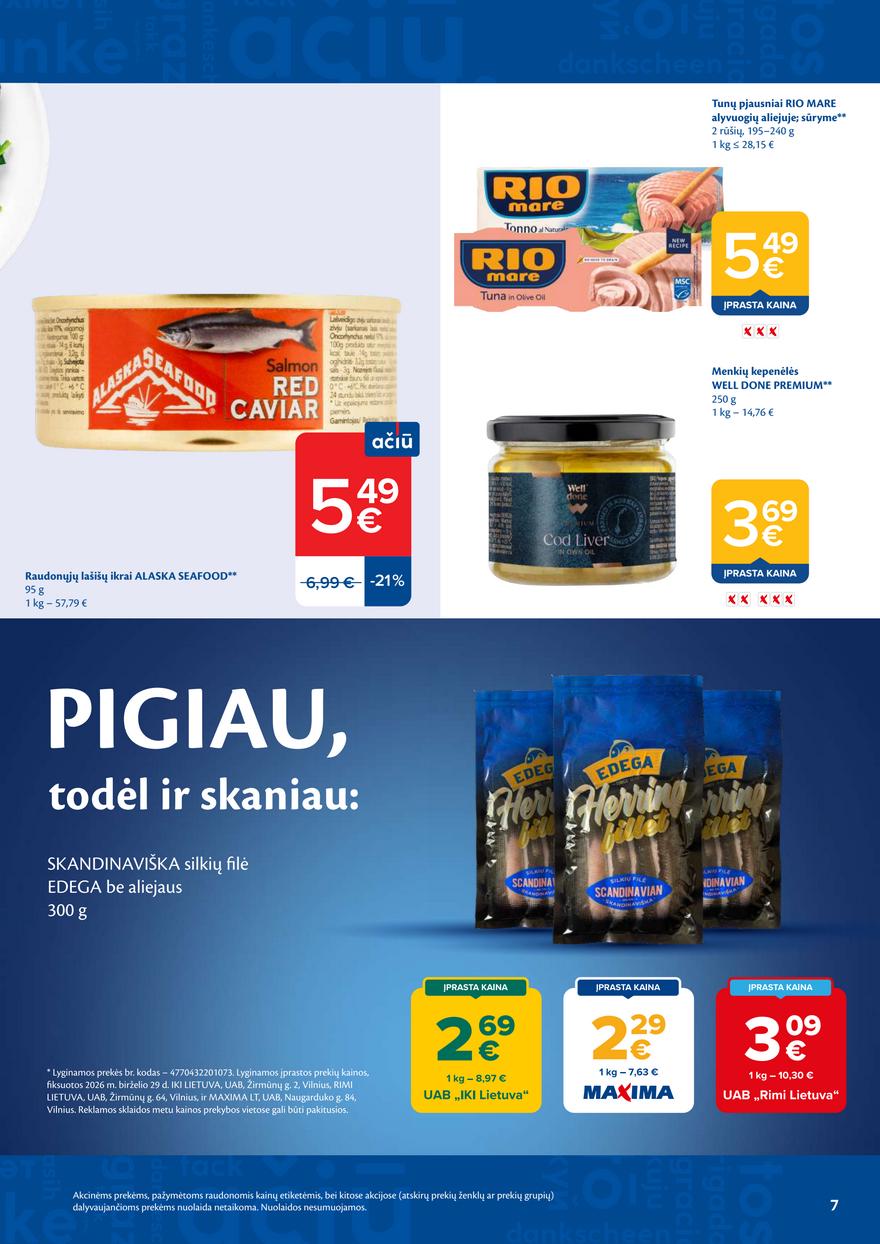 Maxima leidinukas akcijos nuo 
  2026-07-07 iki 
  2026-07-13 | Leidinukas.lt puslapis 7