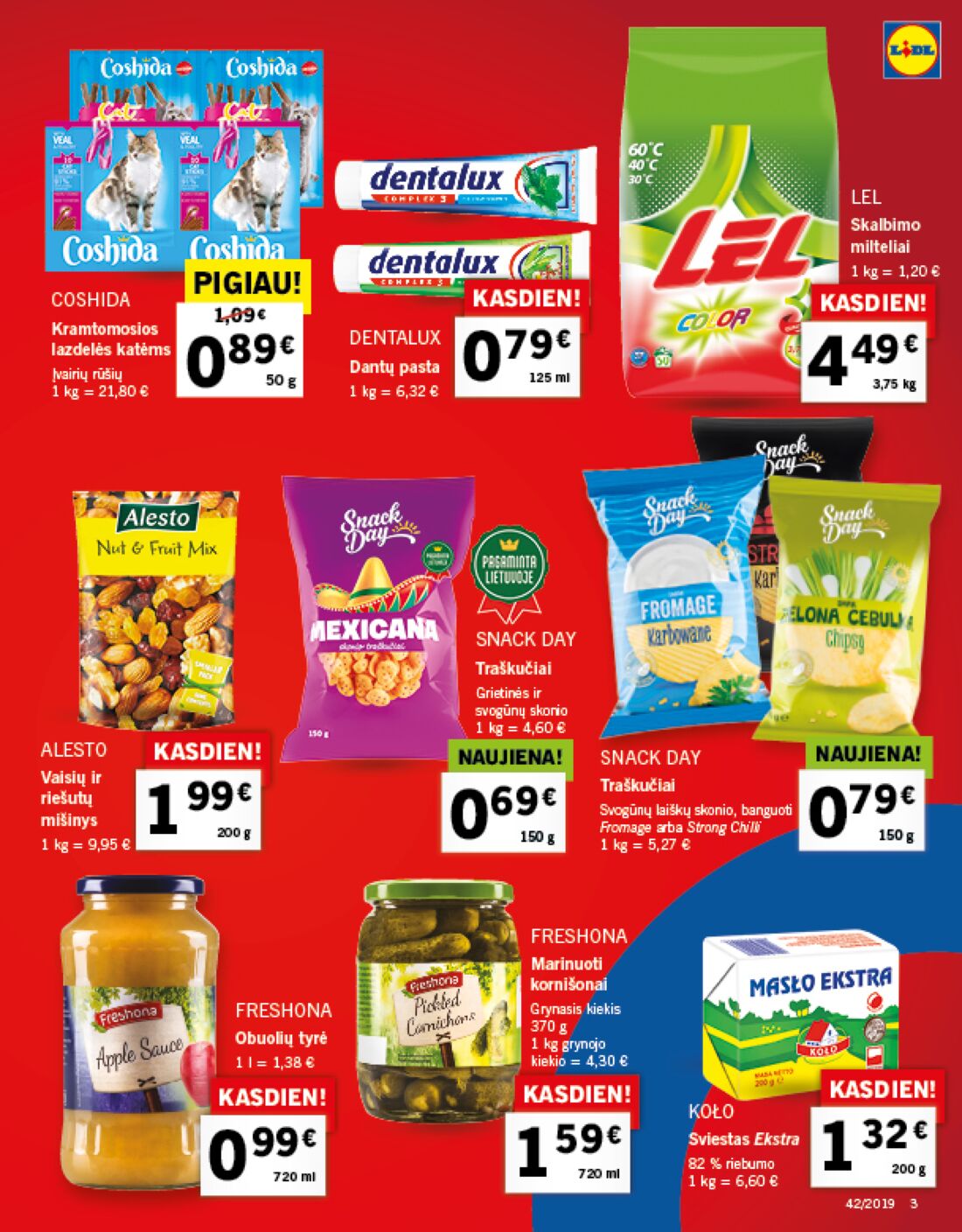 Lidl savaitinis leidinys akcijos nuo 
  2019-10-14 iki 
  2019-10-20 | Leidinukas.lt puslapis 3