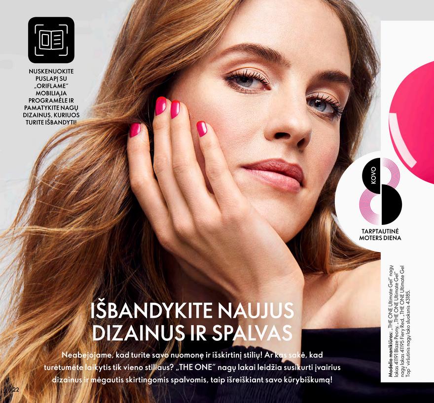 Oriflame katalogas akcijos nuo 
  2022-03-01 iki 
  2022-03-31 | Leidinukas.lt puslapis 22
