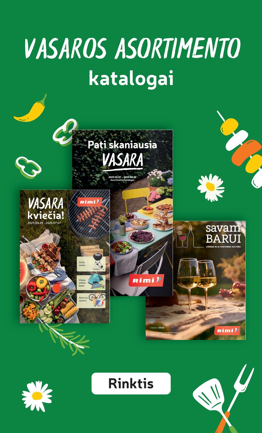 Rimi savaitinis leidinys 23 akcijos nuo 
  2025-06-03 iki 
  2025-06-09 | Leidinukas.lt puslapis 28