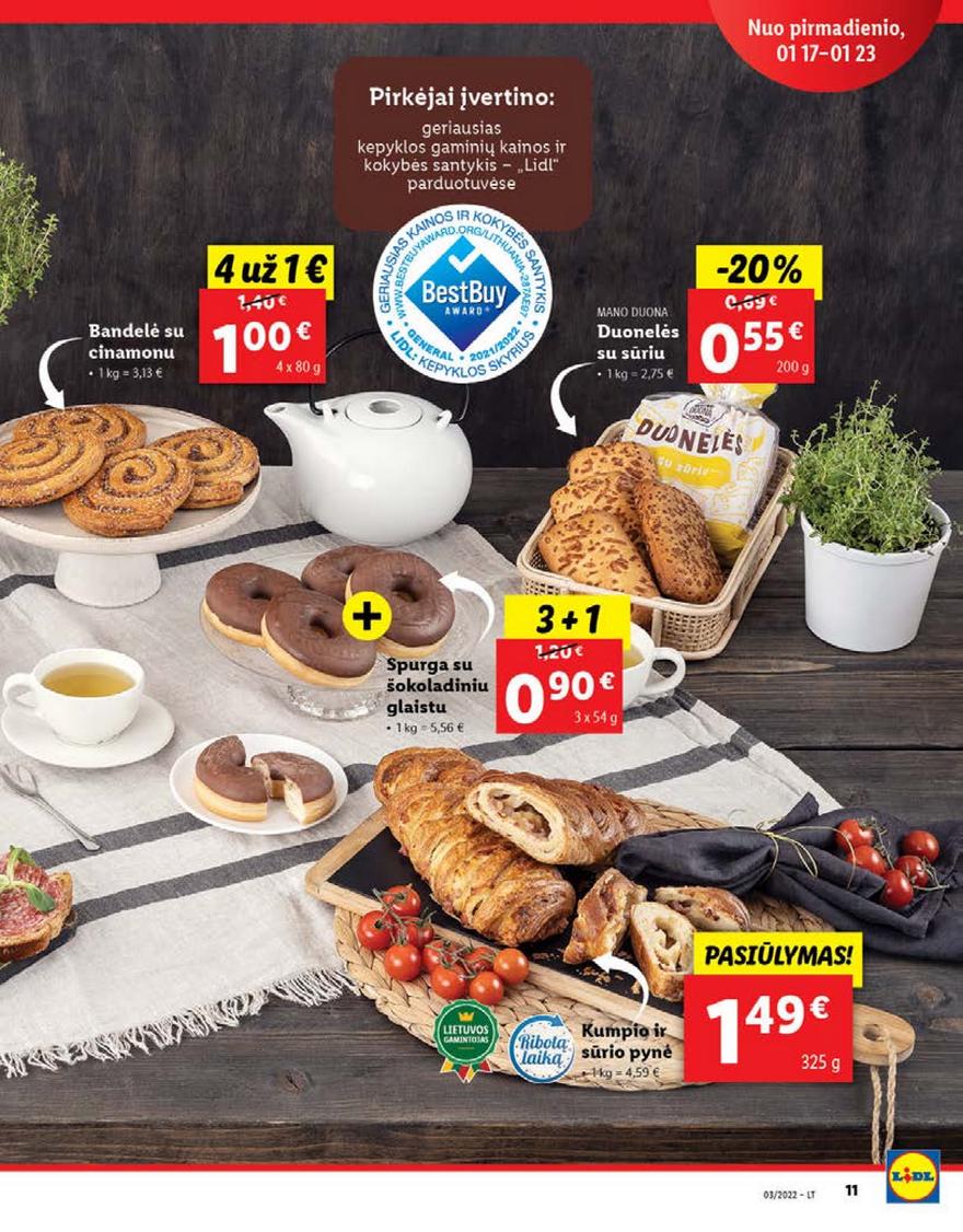 Lidl maisto prekių pasiūlymai akcijos nuo 
  2022-01-17 iki 
  2022-01-23 | Leidinukas.lt puslapis 11