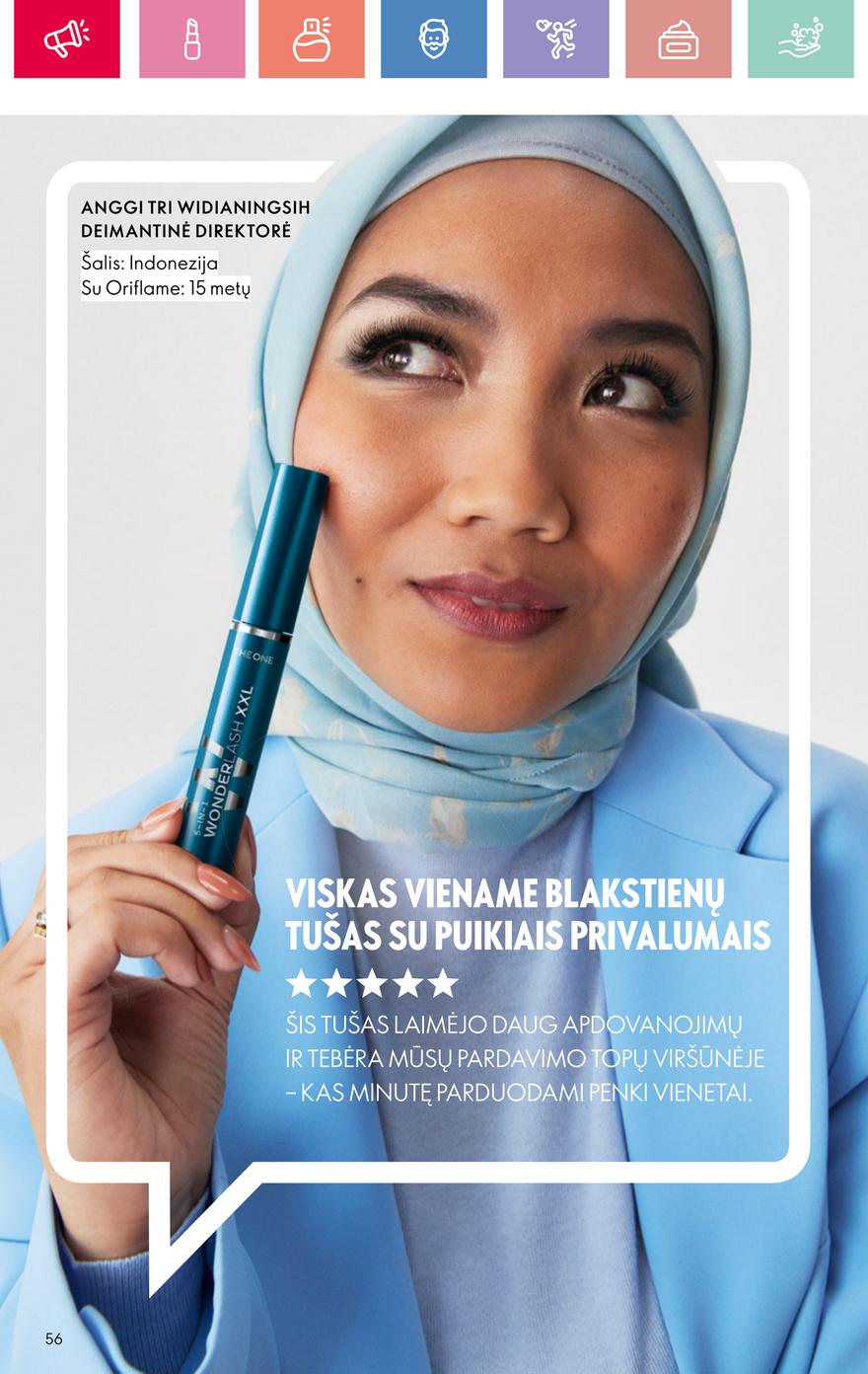 Oriflame katalogas akcijos nuo 
  2025-06-01 iki 
  2025-06-21 | Leidinukas.lt puslapis 56