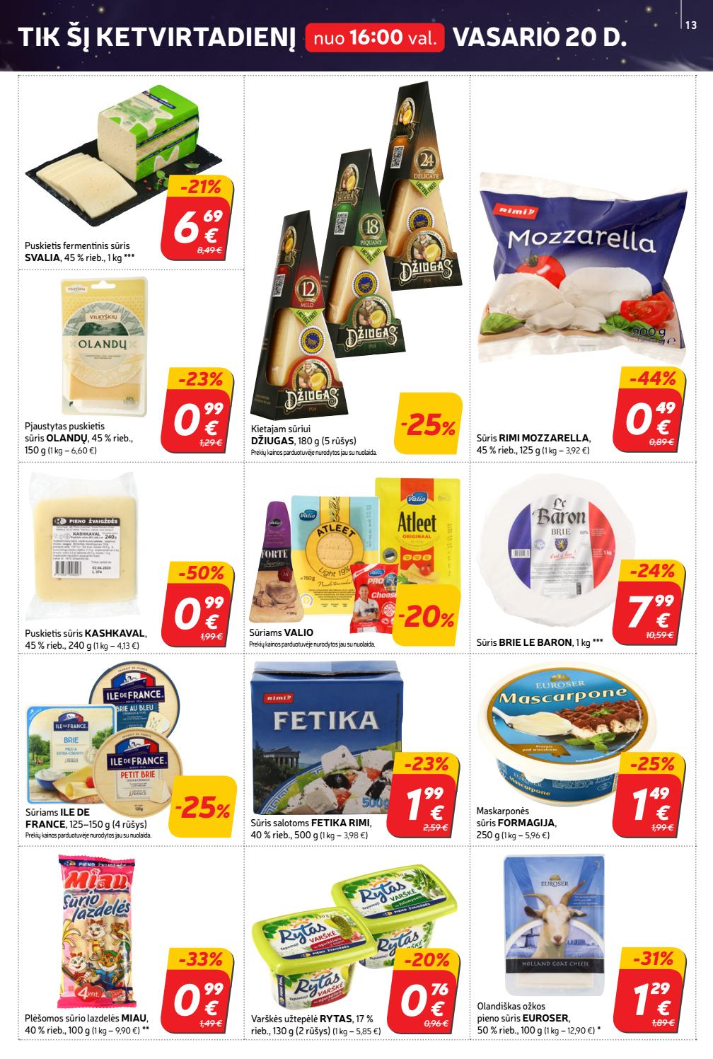 Rimi savaitinis leidinys akcijos nuo 
  2020-02-18 iki 
  2020-02-24 | Leidinukas.lt puslapis 13
