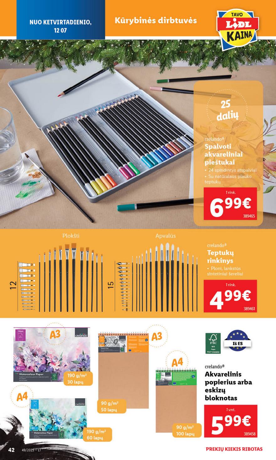 Lidl pasiūlymai akcijos nuo 
  2023-12-04 iki 
  2023-12-10 | Leidinukas.lt puslapis 44