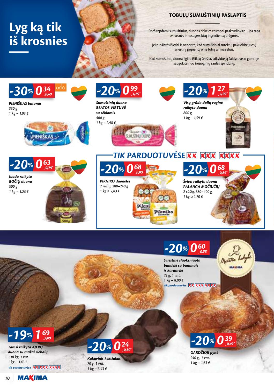 Maxima kaininis leidinys akcijos nuo 
  2020-07-14 iki 
  2020-07-20 | Leidinukas.lt puslapis 10