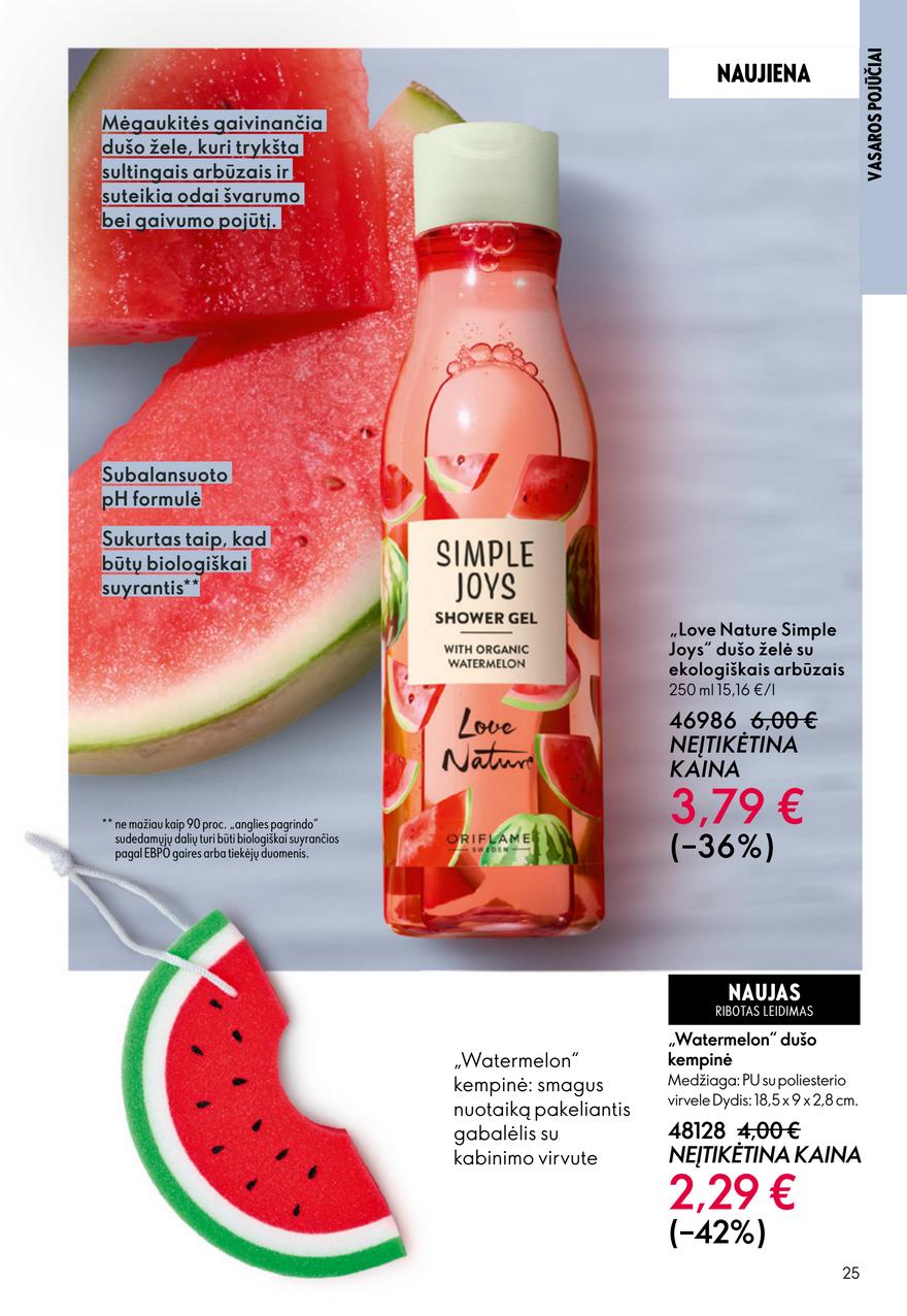 Oriflame katalogas akcijos nuo 
  2026-06-03 iki 
  2026-06-23 | Leidinukas.lt puslapis 25