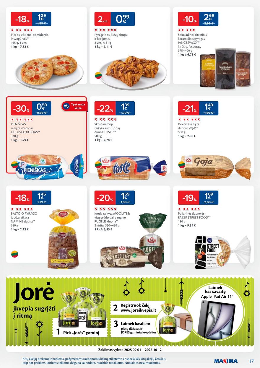 Maxima leidinys akcijos nuo
2025-09-09 iki
2025-09-15 | Leidinukas.lt puslapis 17