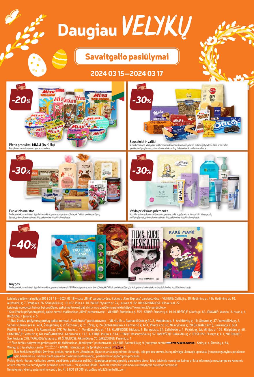 Rimi savaitinis leidinys 11 akcijos nuo 
  2024-03-12 iki 
  2024-03-18 | Leidinukas.lt puslapis 28