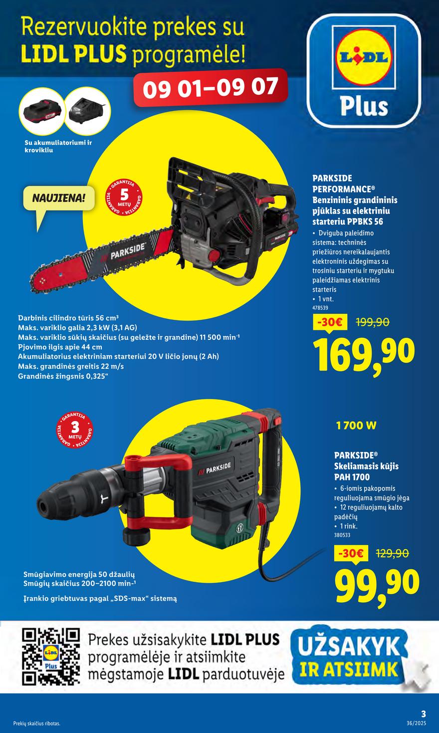 Lidl ne maisto leidinys akcijos nuo 
  2025-09-01 iki 
  2025-09-07 | Leidinukas.lt puslapis 3