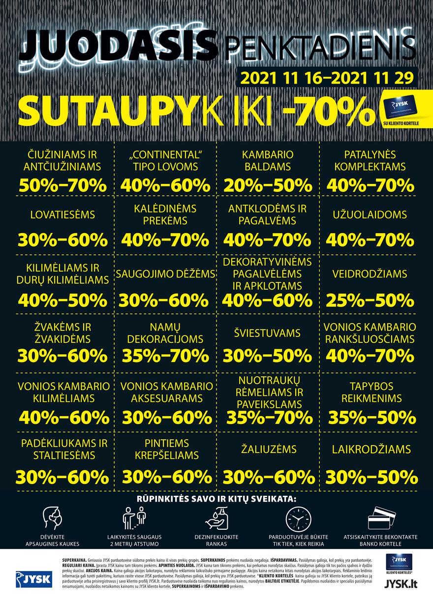 Jysk leidinys akcijos nuo 
  2021-11-16 iki 
  2021-11-29 | Leidinukas.lt puslapis 16