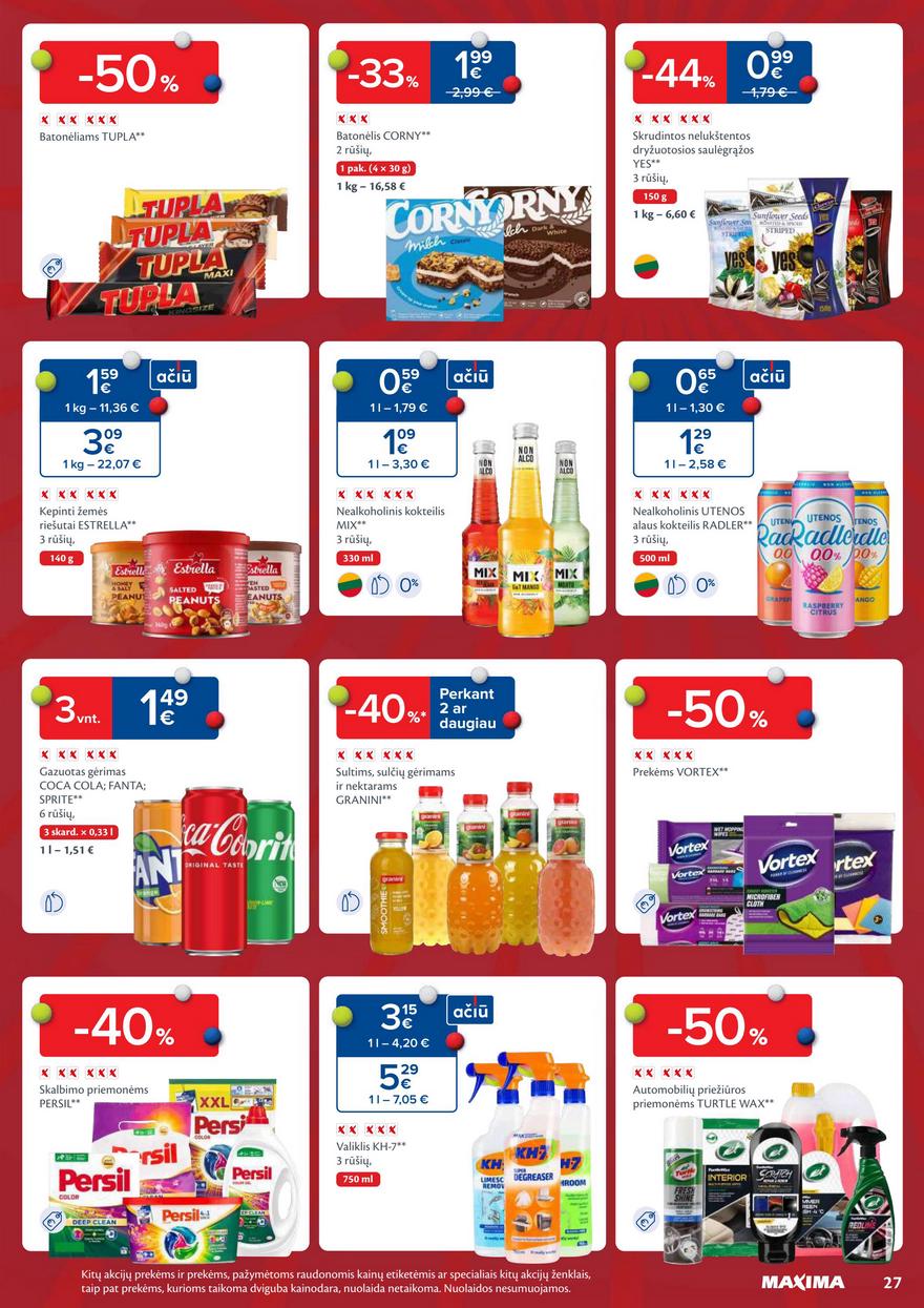 Maxima leidinys 28 akcijos nuo
2025-07-08 iki
2025-07-14 | Leidinukas.lt puslapis 27