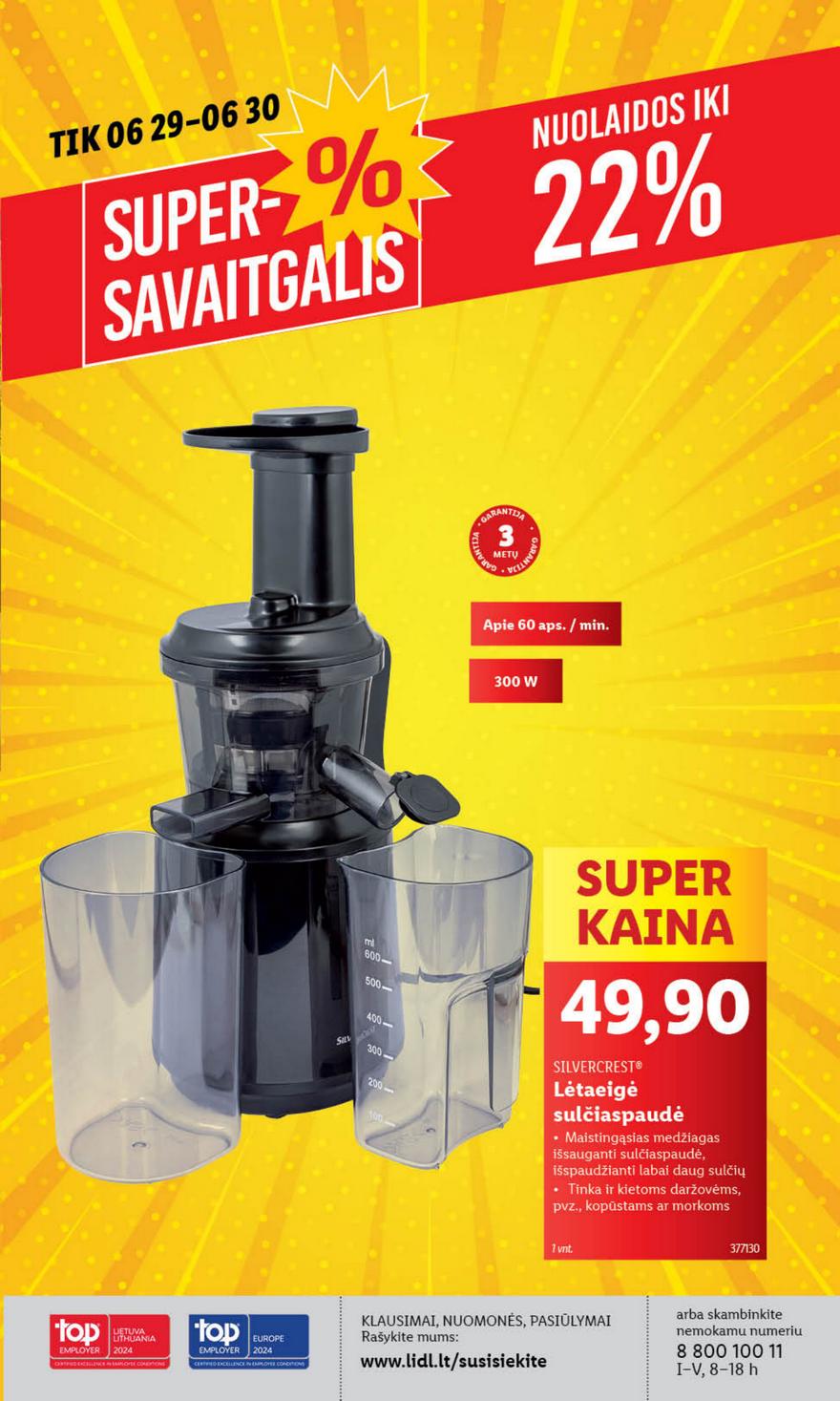 Lidl leidinys akcijos nuo 
  2024-06-24 iki 
  2024-06-30 | Leidinukas.lt puslapis 35
