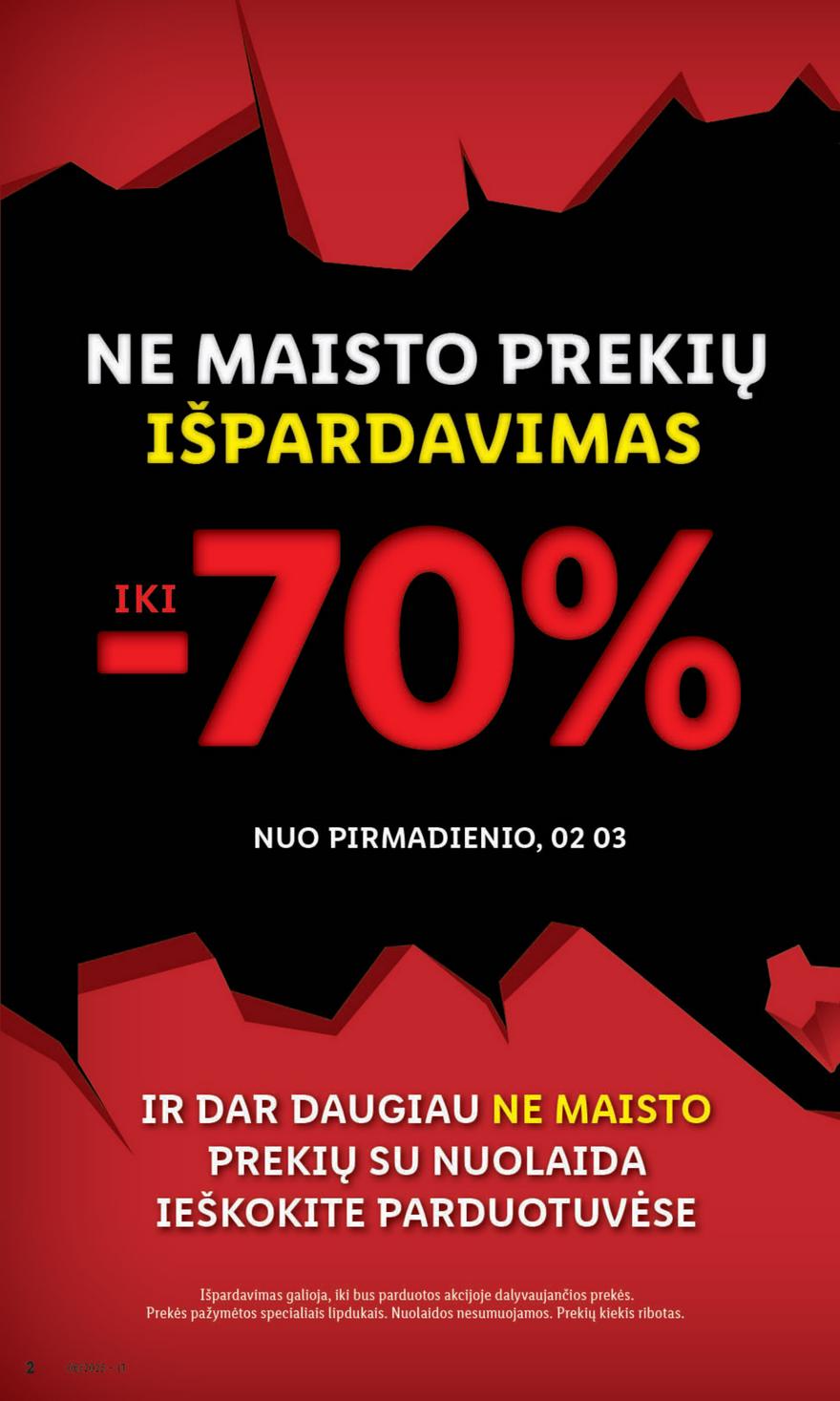 Lidl ne maisto leidinys akcijos nuo 
  2025-02-03 iki 
  2025-02-09 | Leidinukas.lt puslapis 2
