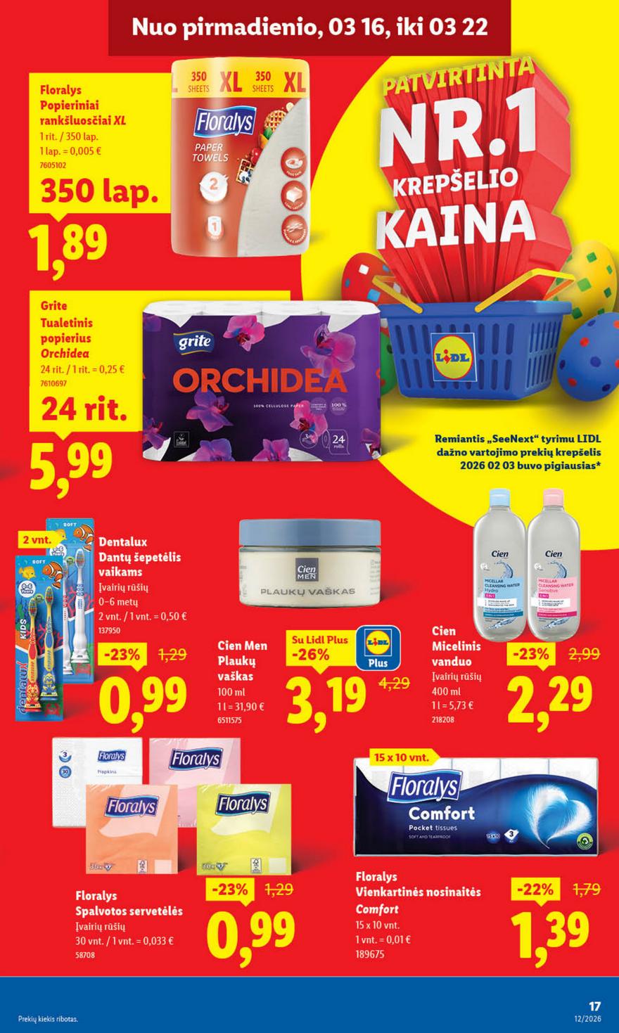 Lidl leidinys akcijos nuo 
  2026-03-16 iki 
  2026-03-22 | Leidinukas.lt puslapis 32