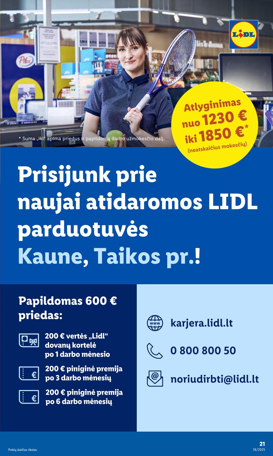 Lidl ne maisto leidinys akcijos nuo 
  2025-09-01 iki 
  2025-09-07 | Leidinukas.lt puslapis 21