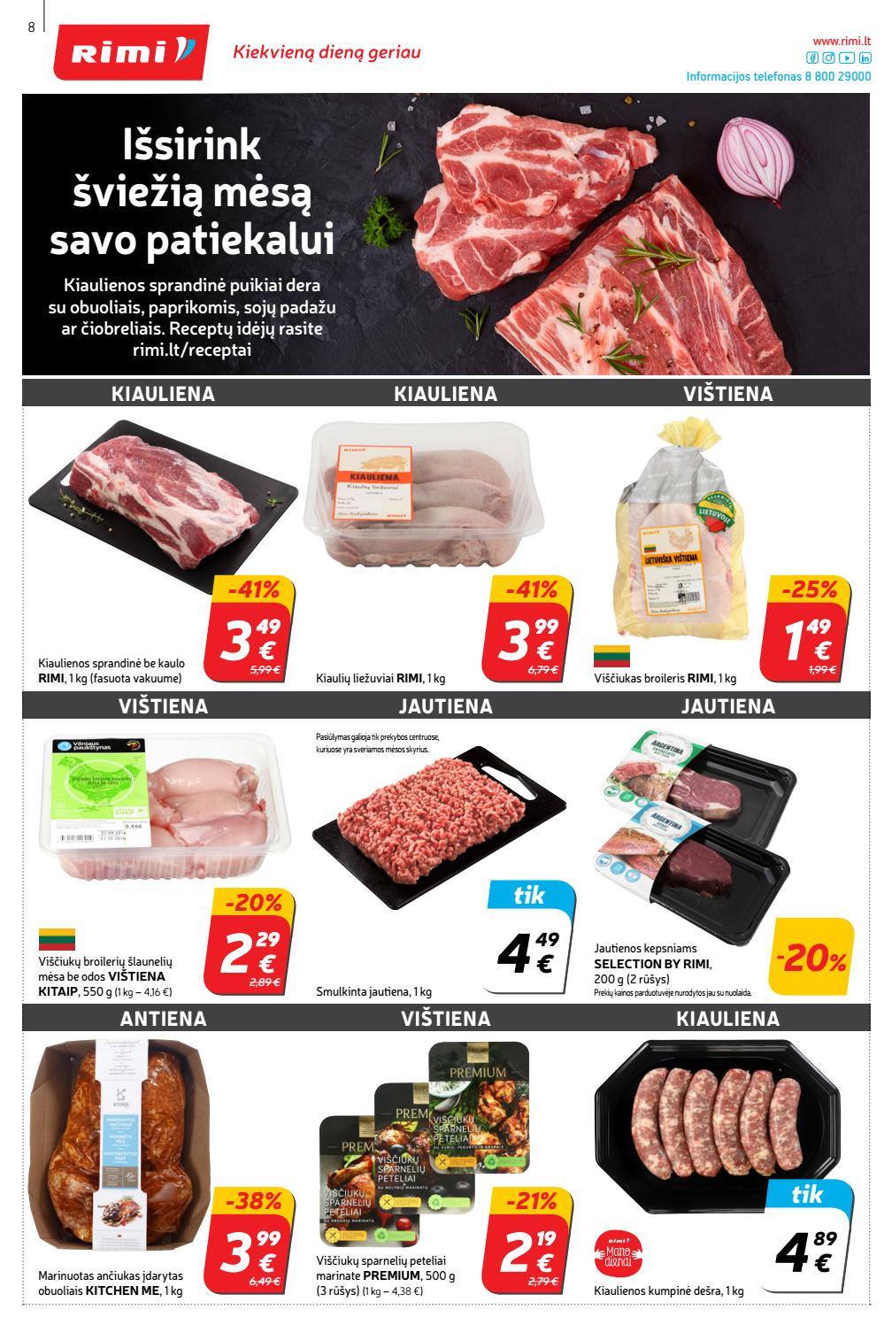 Rimi savaitinis leidinys akcijos nuo 
  2019-11-05 iki 
  2019-11-11 | Leidinukas.lt puslapis 8