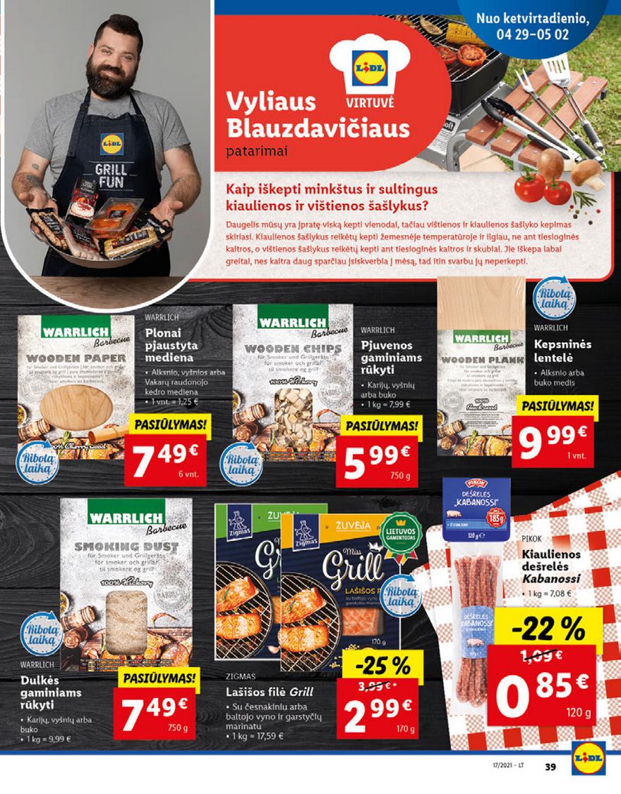 Lidl maisto prekių pasiūlymai akcijos nuo 
  2021-04-26 iki 
  2021-05-02 | Leidinukas.lt puslapis 39