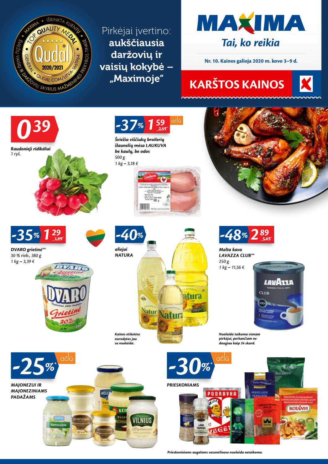 Maxima kaininis leidinys akcijos nuo 
  2020-03-03 iki 
  2020-03-09 | Leidinukas.lt puslapis 1