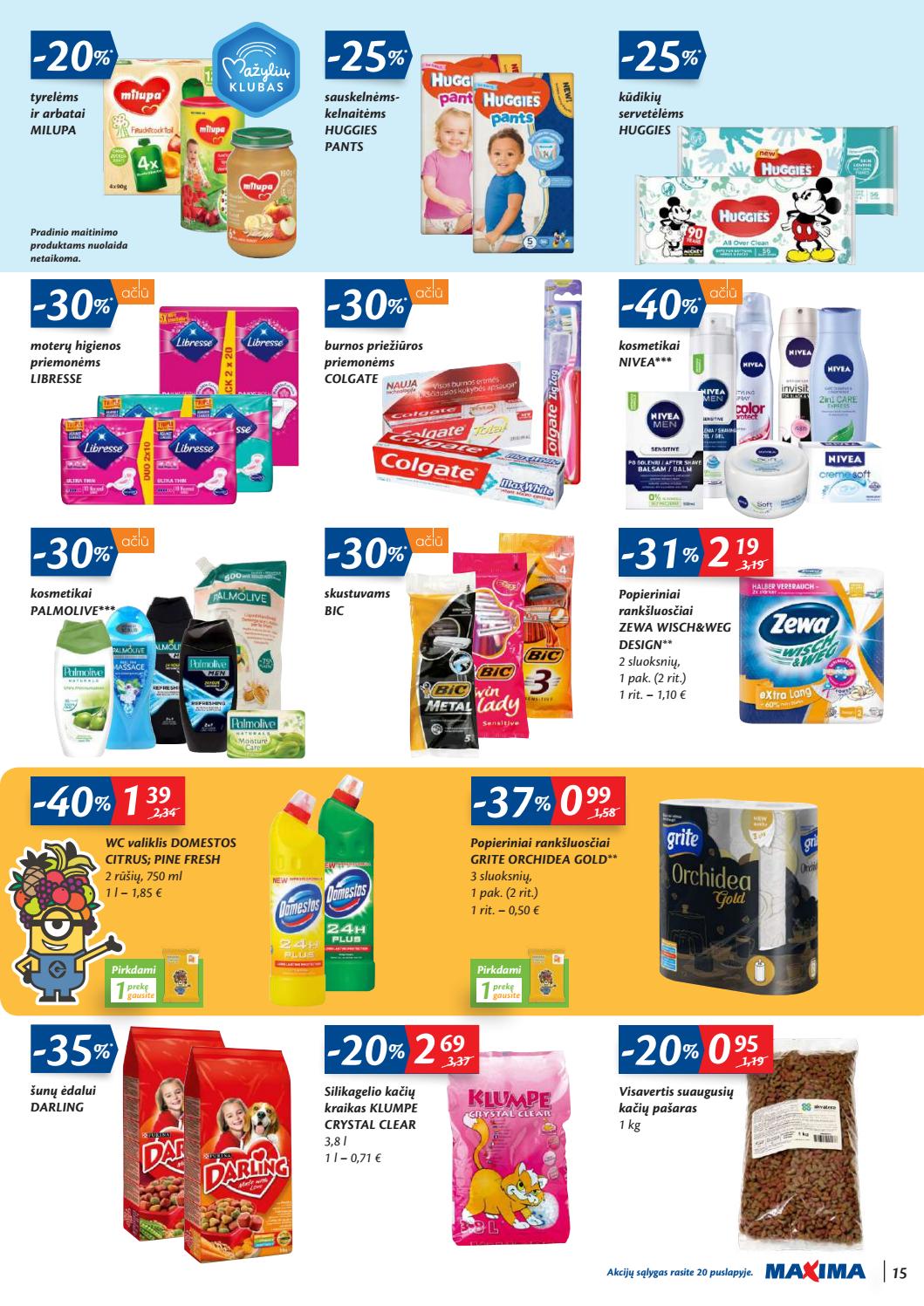 Maxima kaininis leidinys akcijos nuo 
  2019-10-22 iki 
  2019-10-28 | Leidinukas.lt puslapis 15