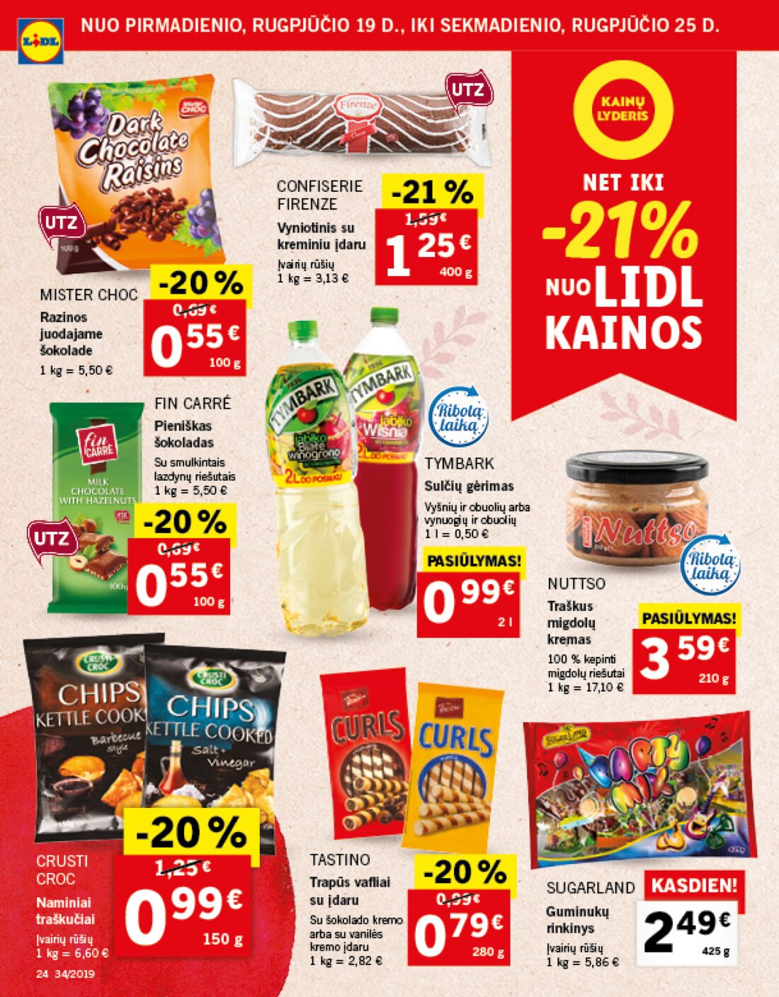 Lidl savaitinis leidinys akcijos nuo 
  2019-08-19 iki 
  2019-08-25 | Leidinukas.lt puslapis 24