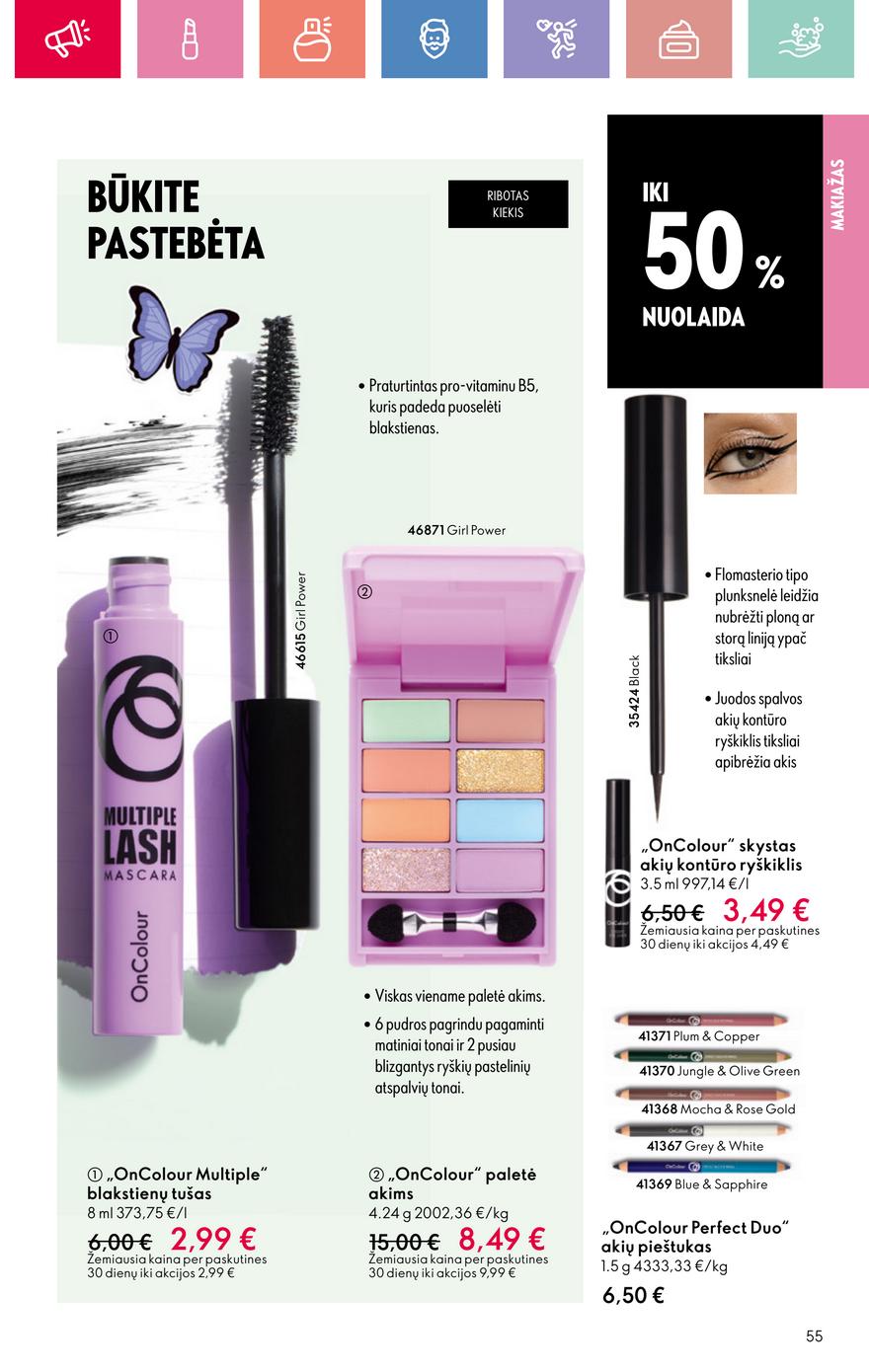 Oriflame katalogas akcijos nuo 
  2025-03-30 iki 
  2025-04-19 | Leidinukas.lt puslapis 55