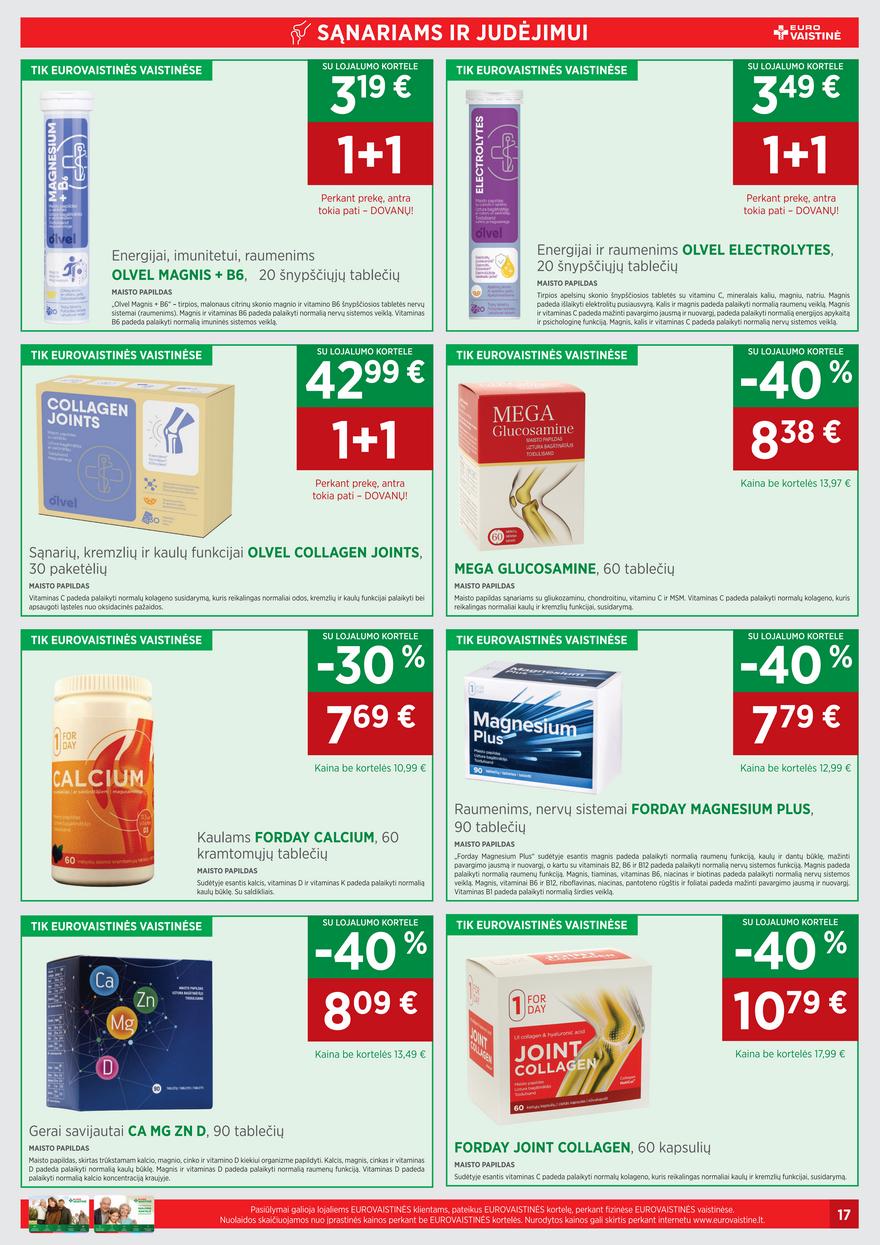 Euro vaistinė leidinys akcijos nuo 
  2023-04-01 iki 
  2023-04-30 | Leidinukas.lt puslapis 17