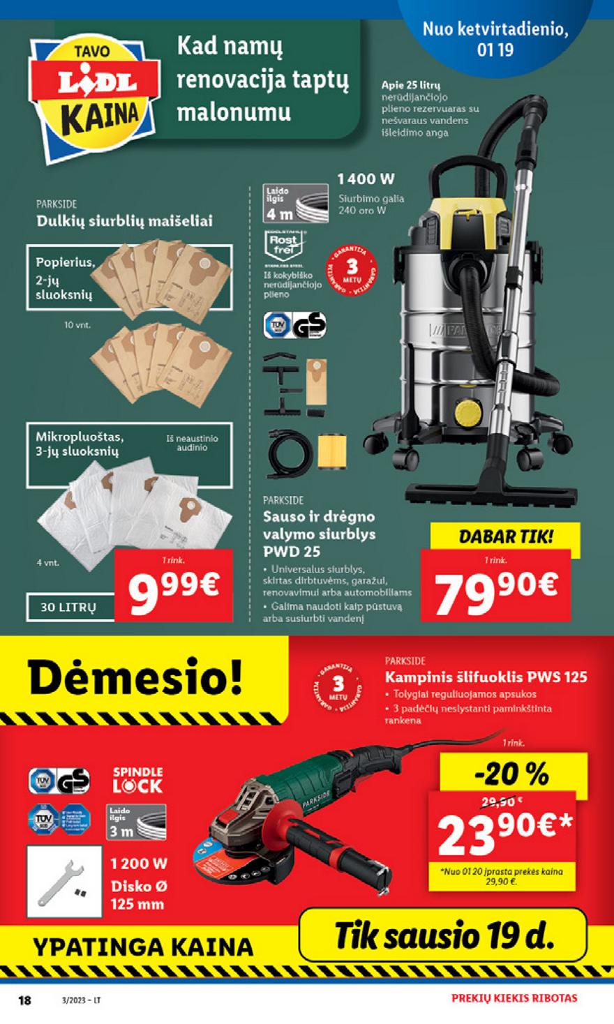 Ldil ne maisto leidinys akcijos nuo 
  2023-01-16 iki 
  2023-01-22 | Leidinukas.lt puslapis 18