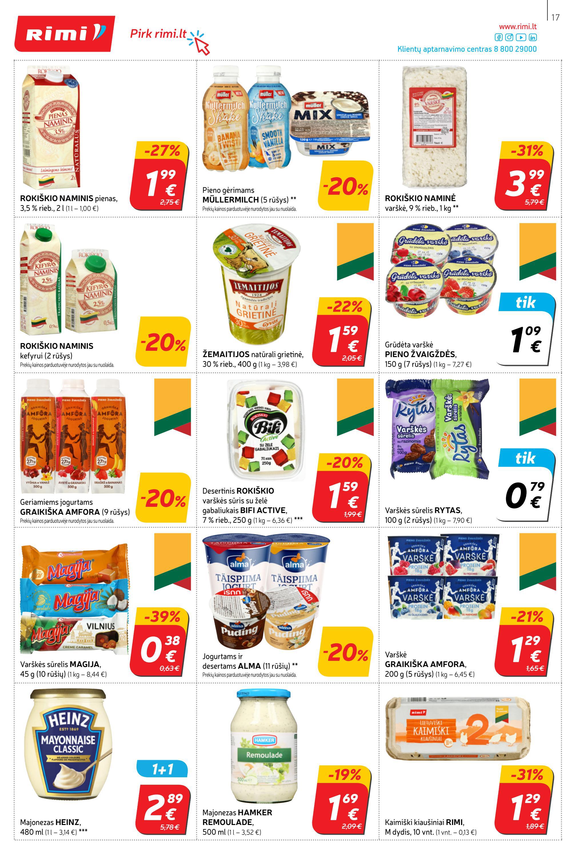 Rimi savaitinis leidinys akcijos nuo 
  2022-03-22 iki 
  2022-03-28 | Leidinukas.lt puslapis 17