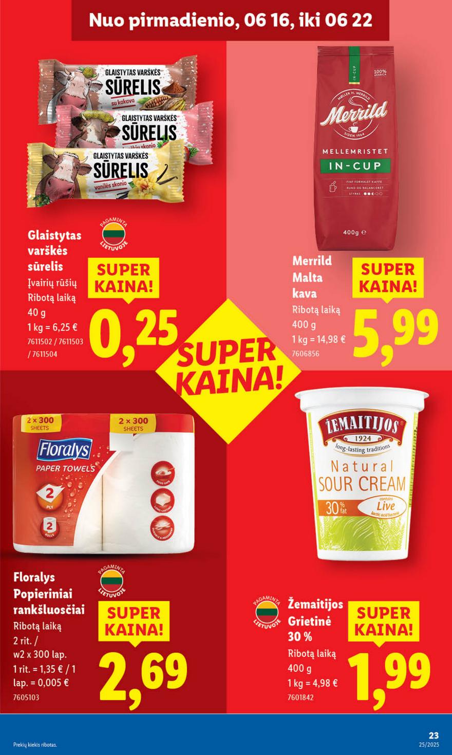 Lidl leidinys naujas akcijos nuo 
  2025-06-16 iki 
  2025-06-22 | Leidinukas.lt puslapis 23