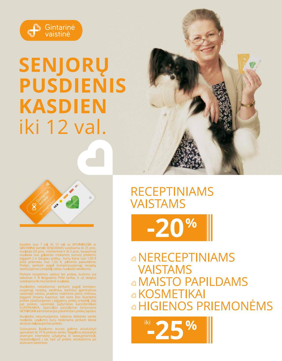 Gintarinė vaistinė leidinys akcijos nuo
2021-09-01 iki
2021-09-30 | Leidinukas.lt puslapis 13