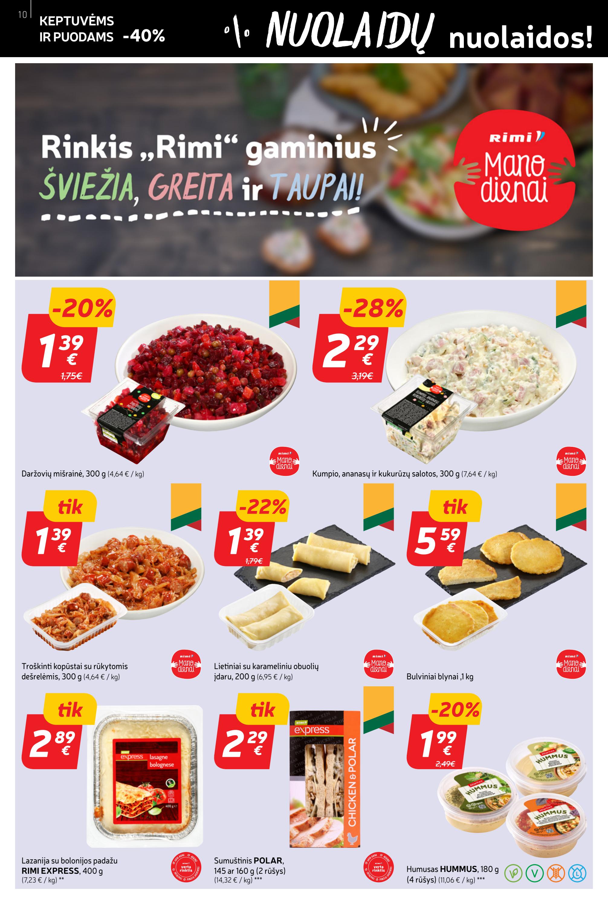 Rimi savaitinis leidinys akcijos nuo 
  2023-02-07 iki 
  2023-02-13 | Leidinukas.lt puslapis 10
