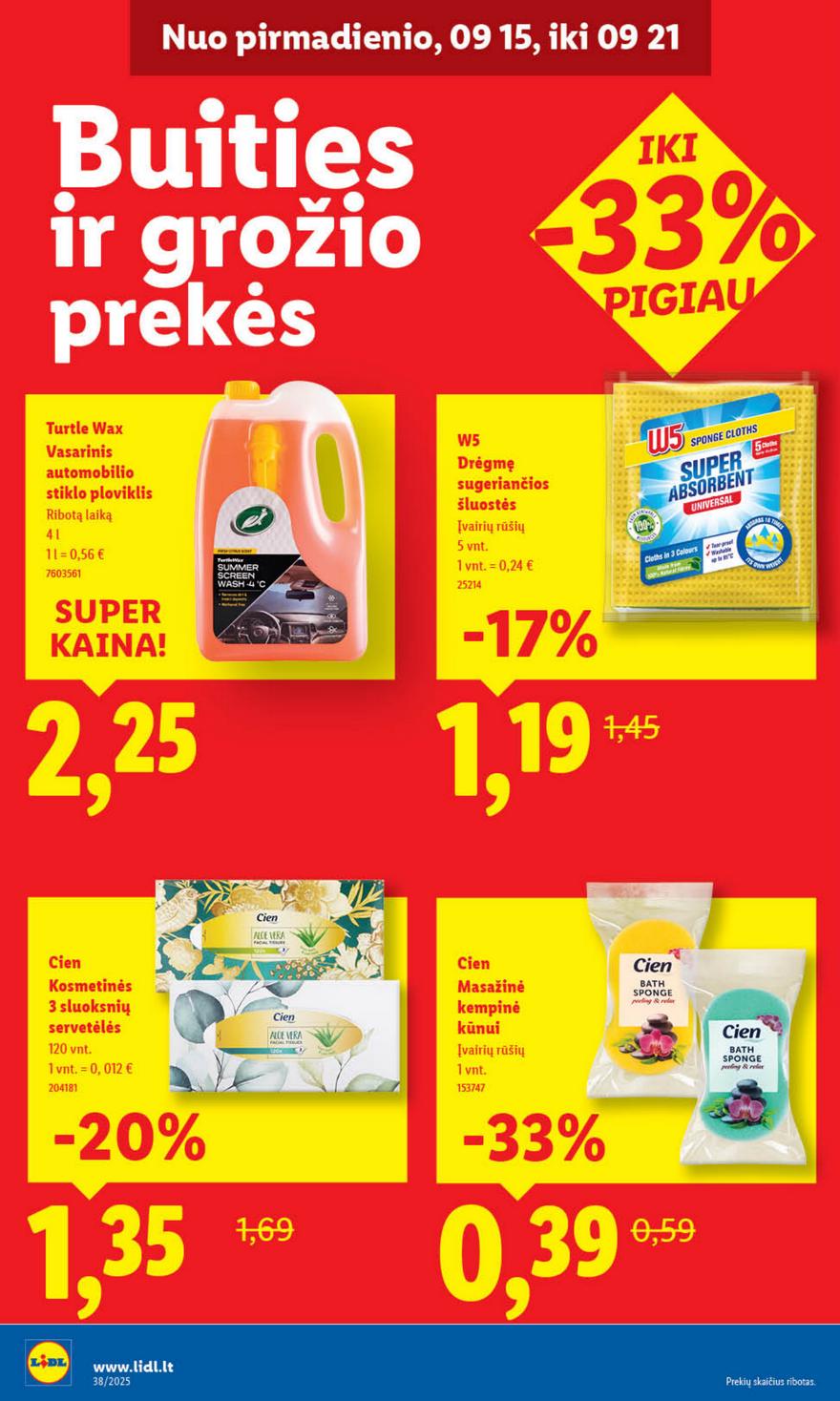 Lidl leidinys akcijos nuo 
  2025-09-15 iki 
  2025-09-21 | Leidinukas.lt puslapis 38