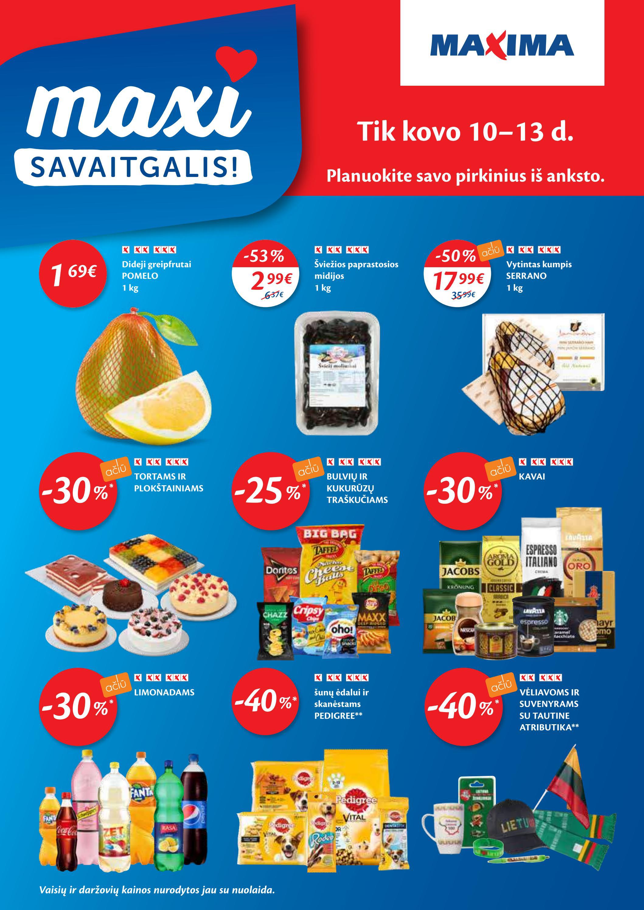 Maxima kaininis leidinys akcijos nuo
2022-03-08 iki
2022-03-14 | Leidinukas.lt puslapis 32