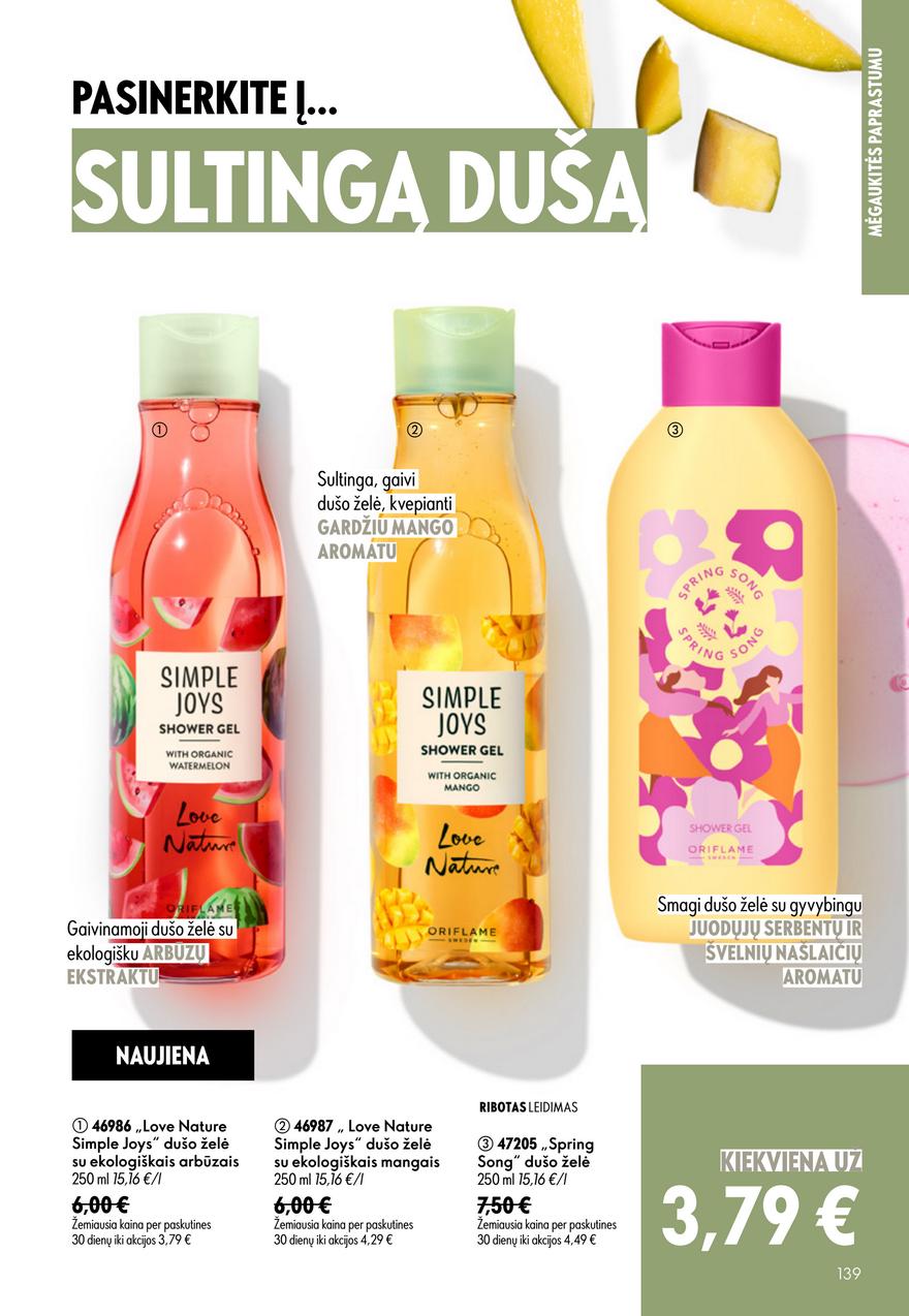 Oriflame katalogas akcijos nuo 
  2026-06-24 iki 
  2026-07-14 | Leidinukas.lt puslapis 139