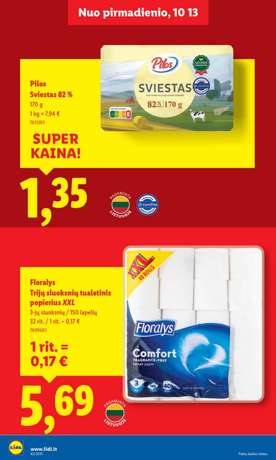 Lidl leidinys naujas akcijos nuo 
  2025-10-13 iki 
  2025-10-19 | Leidinukas.lt puslapis 28