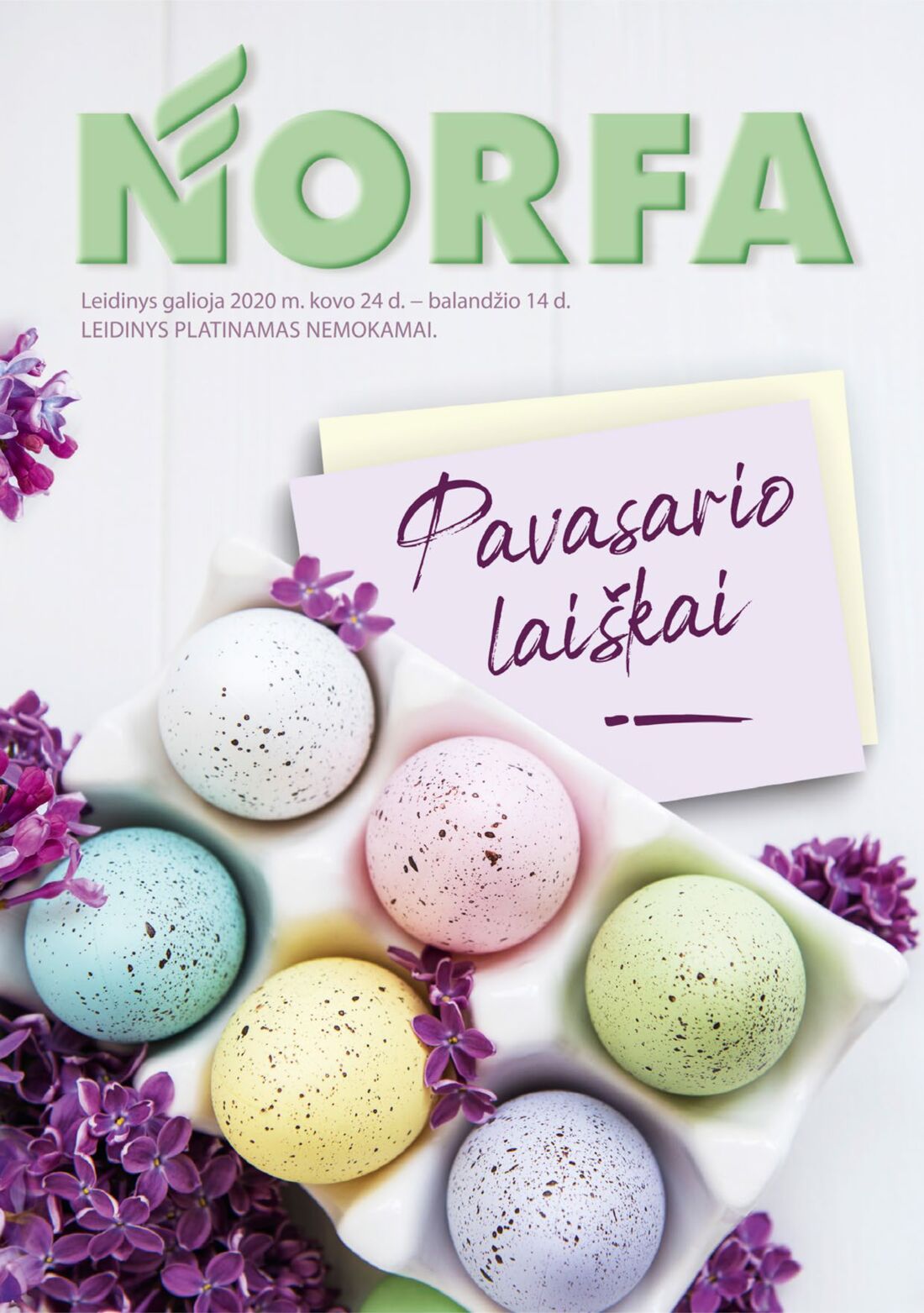 Norfa kaininis leidinys akcijos nuo 
  2020-03-24 iki 
  2020-05-14 | Leidinukas.lt puslapis 1